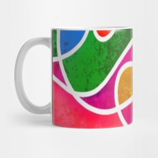 Multicolor Zigzag Mug